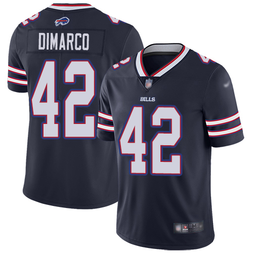 Men Buffalo Bills #42 Patrick DiMarco Limited Navy Blue Inverted Legend NFL Jersey->->NFL Jersey